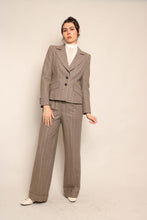 90s Escada Striped Wool Suit