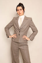 90s Escada Striped Wool Suit