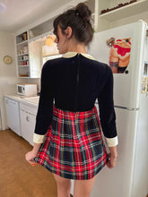 70s Plaid Mini Dress