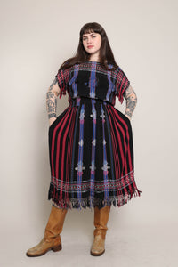 80s Southwestern Cotton Dress