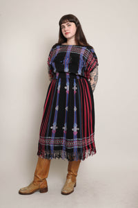 80s Southwestern Cotton Dress