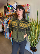 80s Mohair Nordic Cardigan