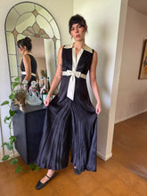 60s Satin Bow Jumpsuit