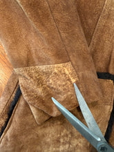 70s Suede Shearling Rancher Jacket