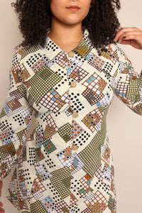 70s Droop Collar Dress