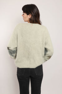 80s Textured Angora Sweater