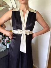 60s Satin Bow Jumpsuit