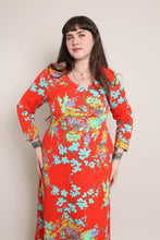 70s Pagoda Print Dress