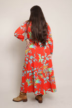 70s Pagoda Print Dress