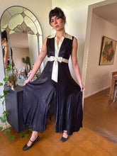60s Satin Bow Jumpsuit