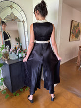 60s Satin Bow Jumpsuit