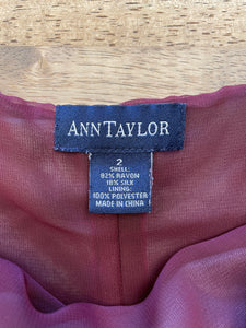 00s Ann Taylor Velvet Top