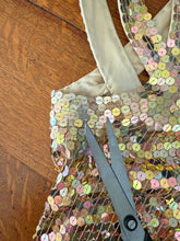 90s Gold Sequined Dress