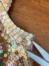 90s Gold Sequined Dress