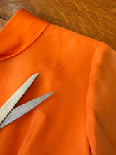 70s Orange Chiffon Palazzo Pants Jumpsuit