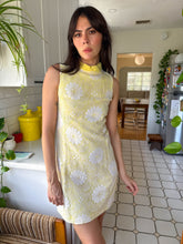 60s Yellow Lace Dress