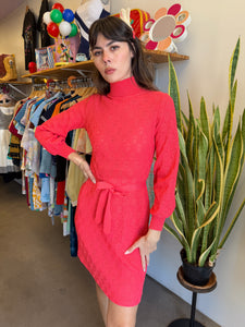 60s Pointelle Knit Dress