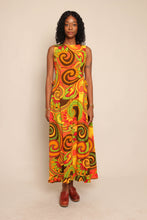 70s Psychedelic Maxi Dress