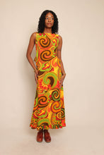 70s Psychedelic Maxi Dress