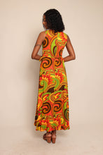 70s Psychedelic Maxi Dress