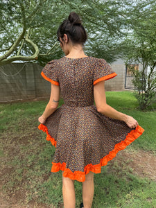 70s Pumpkin Patch Dress