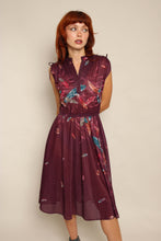 80s Sheer Botanical Dress