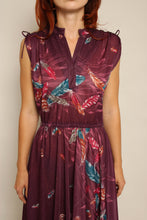 80s Sheer Botanical Dress