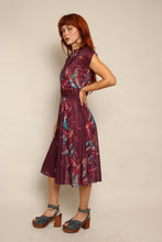 80s Sheer Botanical Dress