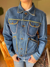 70s Maverick Embroidered Trucker Jacket
