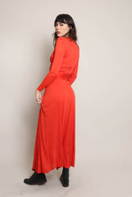 40s Burnt Orange Dress