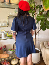 70s Flutter Sleeve Mini Dress