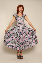 80s Laura Ashley Floral Tea Dress