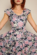 80s Laura Ashley Floral Tea Dress