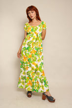 70s Off The Shoulder Hawaiian Dress
