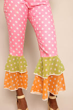 70s Colorful Tiered Bell Bottoms