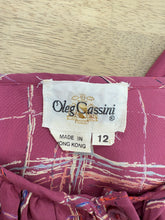 80s Oleg Cassini Silk Dress