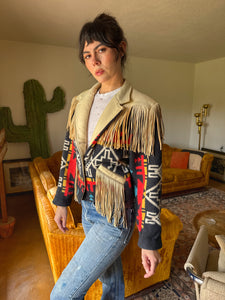 90s Southwestern Fringe Jacket