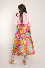 60s Quilted Floral Dress