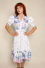 80s Puff Sleeve Prairie Dress