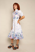 80s Puff Sleeve Prairie Dress