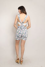 90s Muted Floral Romper