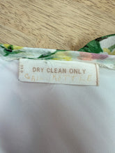 70s Fluttery Chiffon Floral Dress