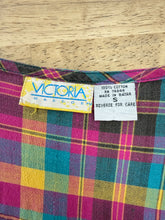 90s Plaid Cotton Sun Dress
