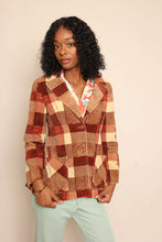 70s Plaid Corduroy Jacket