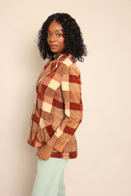 70s Plaid Corduroy Jacket