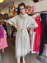 80s Fringe Knit Dolman Dress