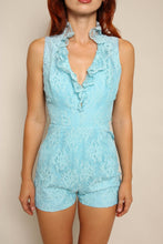 60s Lace Romper & Chiffon Skirt Set