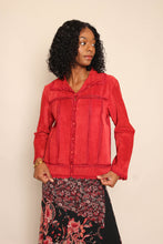 90s Suede Crochet Jacket