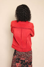 90s Suede Crochet Jacket