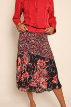 Y2K Paisley Midi Skirt